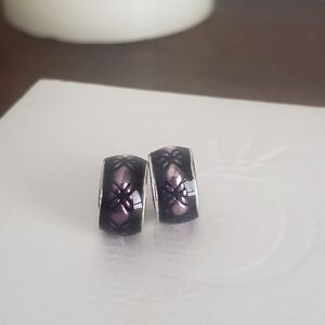 ❣CCO 6hrs❣Pandora 'Purple Dew' Vintage Floral Spacers